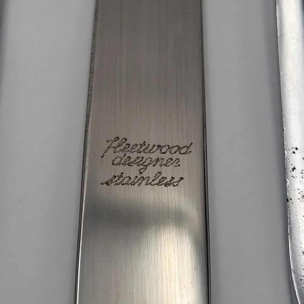 1960's TOWN & COUNTRY Carving Set Mother of Pearl Fleetwood Set of 3 vintage
